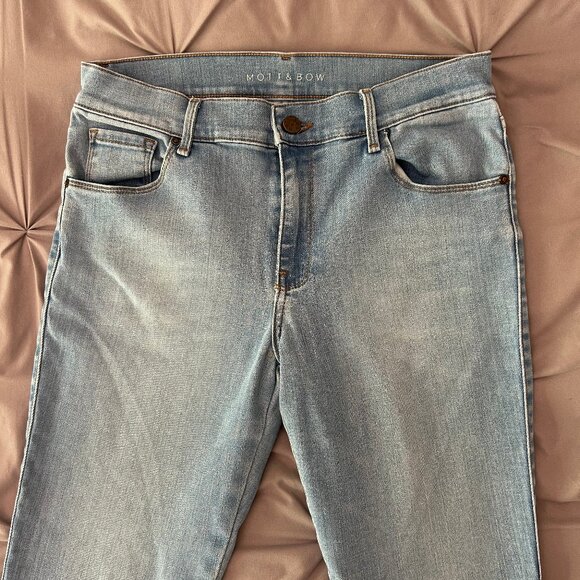 Mott & Bow Women's Skinny Jeans - Light Blue - Picture 3 of 4